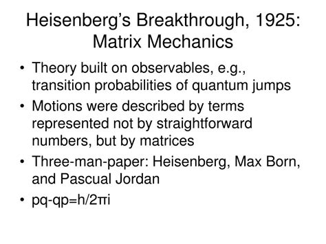 PPT - Quantum Mechanics and the Bohr-Einstein Debate PowerPoint Presentation - ID:1728573