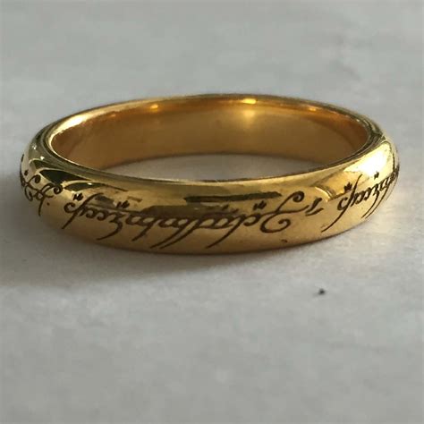 Spectacular LOTR Gold Ring