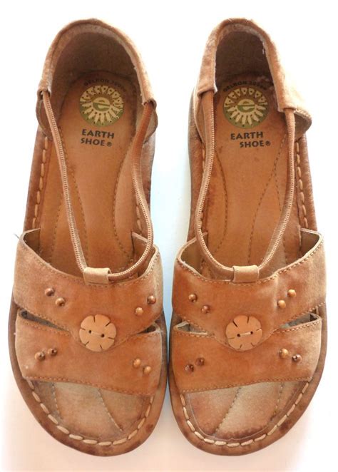 Women's Shoes EARTH SHOE Gelron 2000 Leather Upper Brown Size 8W Sandals #EarthShoe #Sandal ...