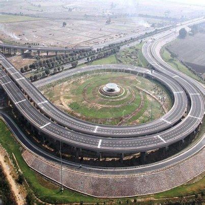 Beautiful Images: Aerial view of Yamuna Expressway Delhi to Agra