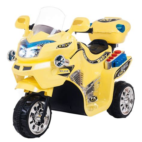 Ride on Toy, 3 Wheel Motorcycle for Kids, Battery Powered Ride On Toy by Lil' Rider - Ride on ...