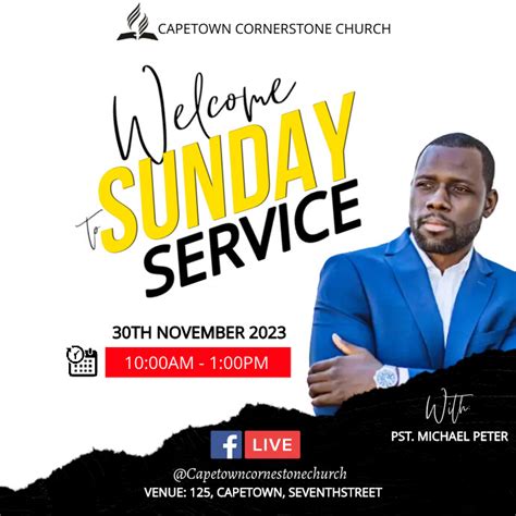 welcome to church flyer template | PosterMyWall