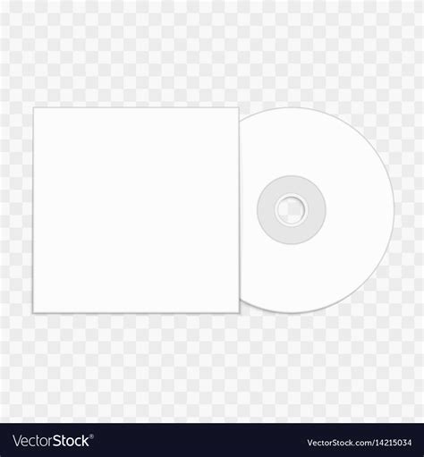 Cd mockup template Royalty Free Vector Image - VectorStock