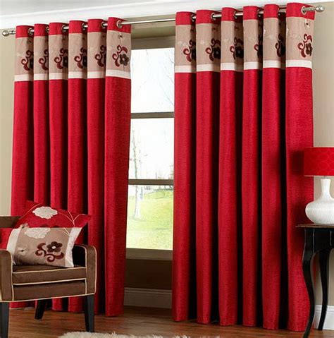 25 Wonderful Red Curtains for Living Room - Home, Family, Style and Art ...