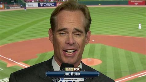 Joe Buck has a massive forehead, receding hairline and a big head — but ...