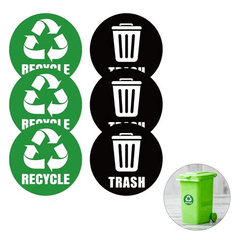 Buy Recycle Sticker,Self-Adhesive Recycle And T Bin Logo Stickers ...