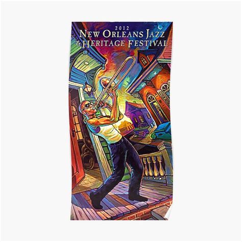 "new orleans jazz fest posters" Poster for Sale by francimaary | Redbubble