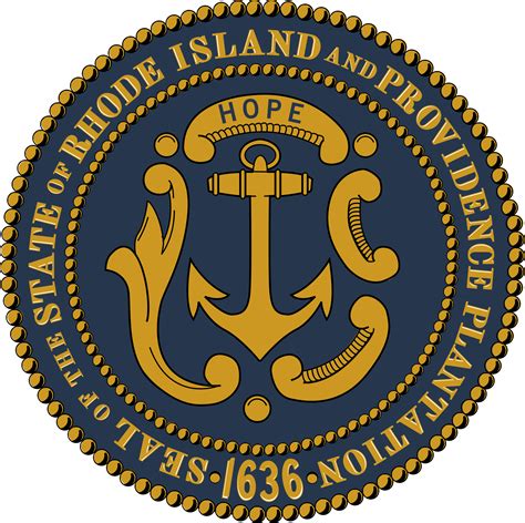 Rhode Island State Seal PNG & SVG Vector - Freebie Supply
