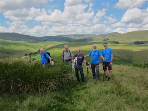 Walking the Cheviot Hills ...