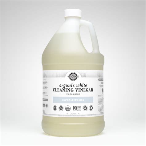 Organic White Cleaning Vinegar | 5% (50 grain) – Rustic Strength