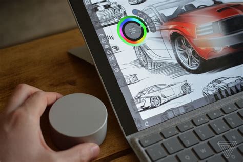 A closer look at Microsoft’s crazy Surface Dial puck - The Verge