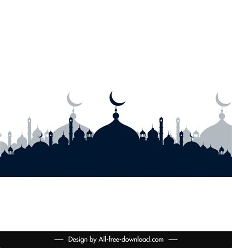 Mosque vectors free download 263 editable .ai .eps .svg .cdr files