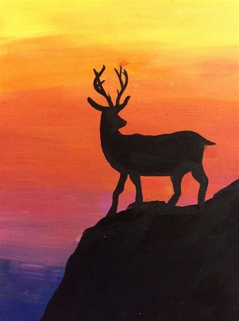 Easy Animal Silhouette Paintings - img-ultra