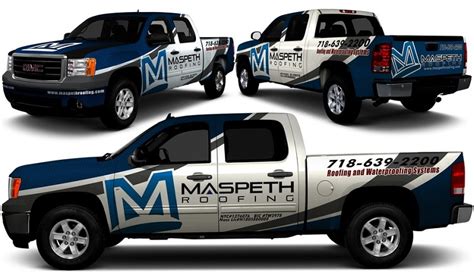 Roofing Company Truck Wraps - Get Your Company on Top