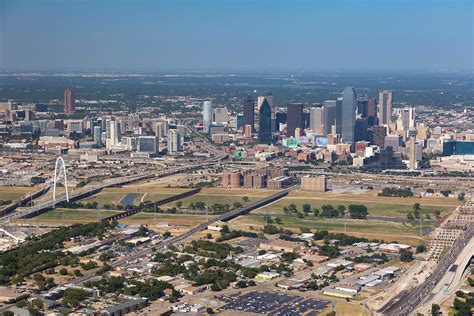 Aerial Photo | Dallas City Skyline