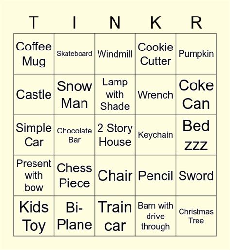 Google Docs Bingo Card