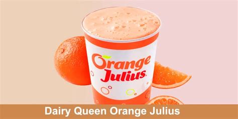 Dairy Queen Orange Julius Menu 2024