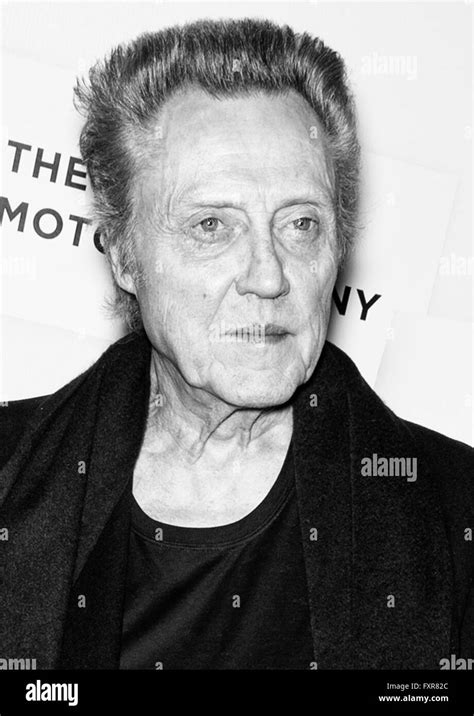 New York City, USA - April 16, 2016: Actor Christopher Walken attends the premiere of ‘The ...