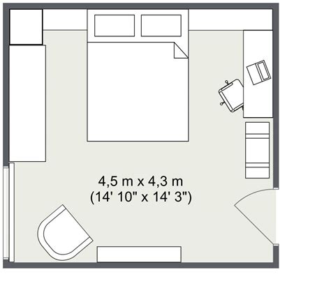 Master Bedroom Floor Plan With Dimensions In Meters | Viewfloor.co