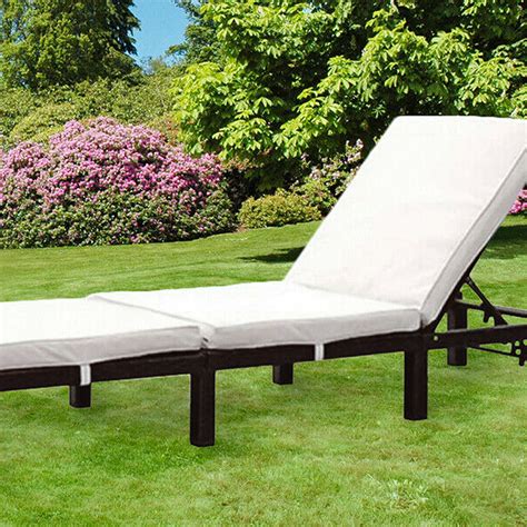 Outdoor Rattan Reclining Sun Lounger