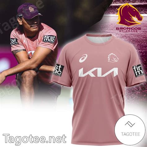 Brisbane Broncos Pink Jersey Shirt - Tagotee