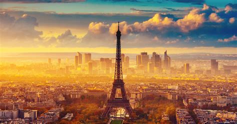 france the city of paris eiffel tower 4k ultra hd wallpaper | Paris sunset, Tour eiffel, Paris