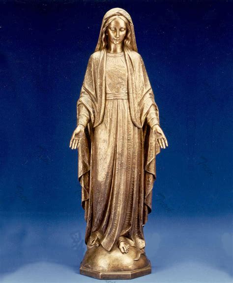 Bronze religious statues saint mary our lady of grace designs online TBC-34- Religious statues ...