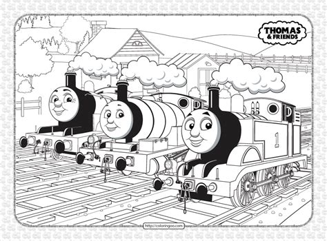 Free Printables Thomas and Friends Coloring Sheet