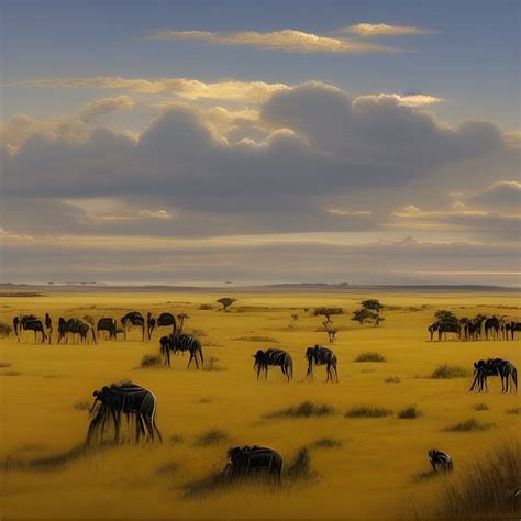 Serengeti Plains : r/nightcafe