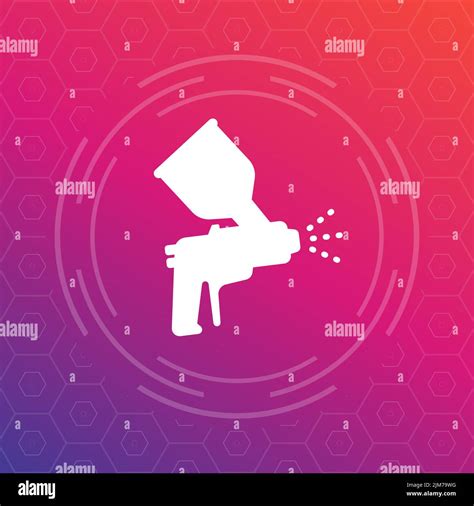 spray gun or paint sprayer icon, vector Stock Vector Image & Art - Alamy