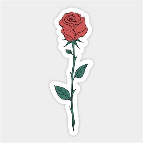 Rose Stickers Stickers Stickers, Labels & Tags trustalchemy.com