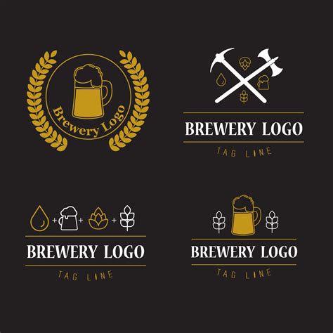 Brewery Logo Bar Logo Brewery Vintage Badge Logo Bar Retro - Etsy