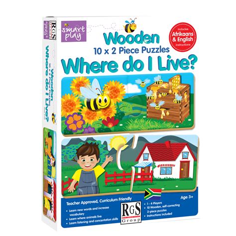 Where Do I Live? - Smile Puzzles & Educational Play Toys