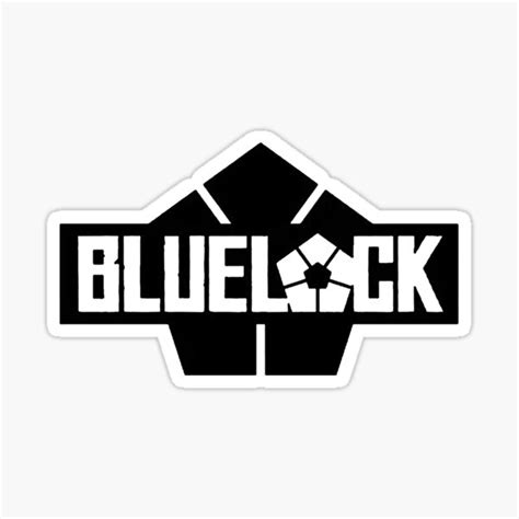 BLUE LOCK - Black Logo Sticker by MangaMansion in 2023 | Logo sticker, Black logo, Lock logo