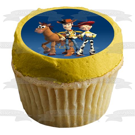 Toy Story 2 Disney Woody Bullseye Jessie Edible Cake Topper Image ABPI ...