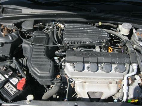 2004 Honda Civic LX Sedan 1.7L SOHC 16V VTEC 4 Cylinder Engine Photo #54957400 | GTCarLot.com