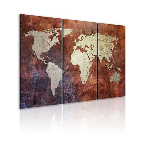 Carte Du Monde Murale Grand Format | Carte