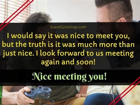 Nice to Meet You Quotes For Pleasant Meeting – Events Greetings