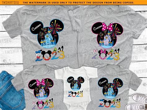 Personalized Disneyland Family 2023 Shirts Disney Family - Etsy