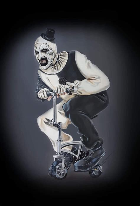 Awesome Art the Clown artwork by Steve McGinnis. 😱 | Clown horror movie ...