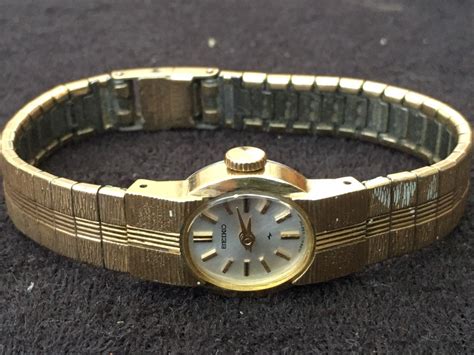 Vintage Seiko Gold Ladies Watch - Etsy