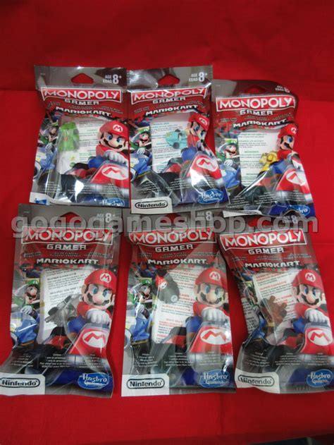 Monopoly Gamer Mario Kart Power Pack Full Set of 6 - GoGoGameShop.com