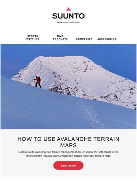 Suunto: How to use avalanche terrain maps | Jekoo