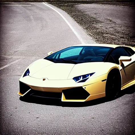 Album cover of Andrew Tate in a Lamborghini” | Stable Diffusion