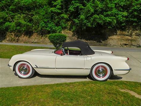 1953 Chevrolet Corvette Convertible 1953 Polo White Corvette Roadster ...