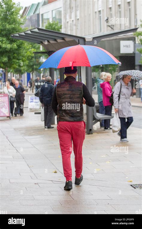 Preston, Lancashire, 2nd August 2017. UK Weather. The typical British ...