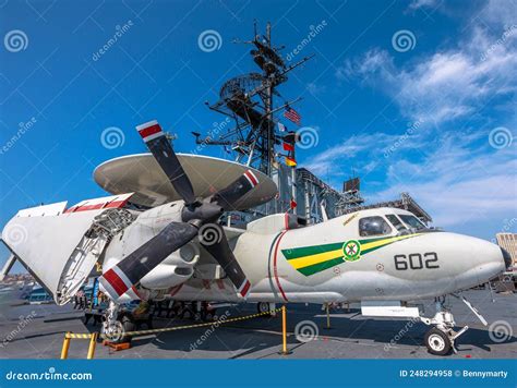 Northrop Grumman E-2 Hawkeye Editorial Stock Photo - Image of airplane ...