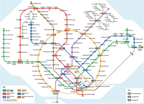 CC1 Dhoby Ghaut station map - Singapore MRT