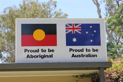 Aboriginal and Australian Flags | On a building in Todd Mall… | Flickr