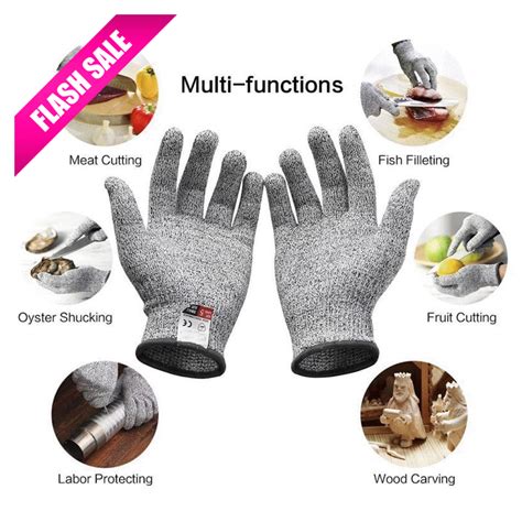 High Mesh Protective Kitchen Safety Gloves - Cut & Stab Resistant Safety Gloves #kitchen # ...